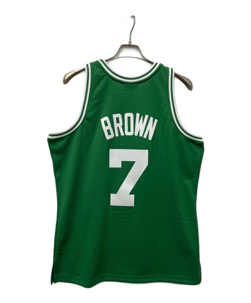 MITCHELL & NESS（ミッチェルアンドネス）MITCHELL & NESS (ミッチェルアンドネス) レプリカユニフォーム グリーン サイズ:Ｌの古着・服飾アイテム
