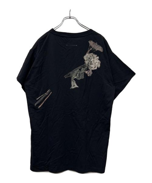 MM6 Maison Margiela（エムエムシックスメゾンマルジェラ）MM6 Maison Margiela (エムエムシックスメゾンマルジェラ) 半袖Tシャツ ブラック サイズ:Ｓの古着・服飾アイテム