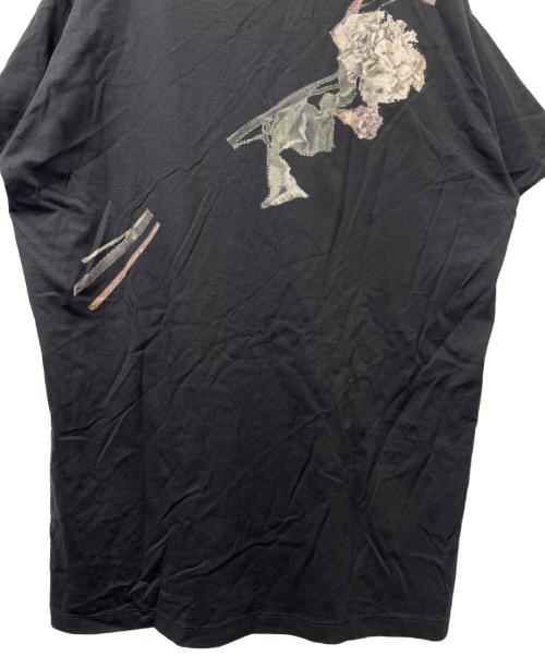 MM6 Maison Margiela（エムエムシックスメゾンマルジェラ）MM6 Maison Margiela (エムエムシックスメゾンマルジェラ) 半袖Tシャツ ブラック サイズ:Ｓの古着・服飾アイテム