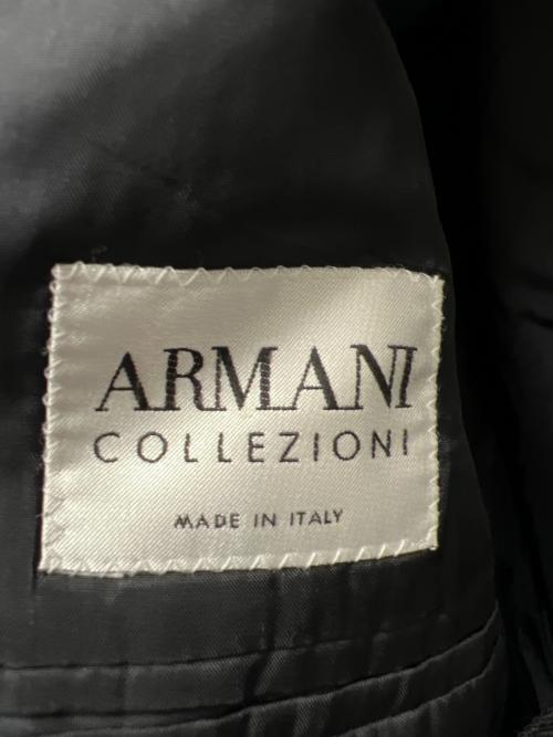 ARMANI COLLEZIONI（アルマーニ コレツィオーニ）ARMANI COLLEZIONI (アルマーニ コレツィオーニ) 3Bセットアップスーツ ブラック サイズ:５４の古着・服飾アイテム