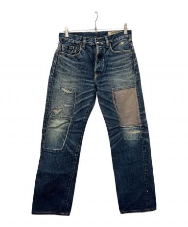 中古・古着通販】KAPITAL (キャピタル) パッチワークデニムパンツ