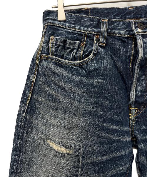 KAPITAL（キャピタル）KAPITAL (キャピタル) パッチワークデニムパンツ インディゴ サイズ:不明の古着・服飾アイテム