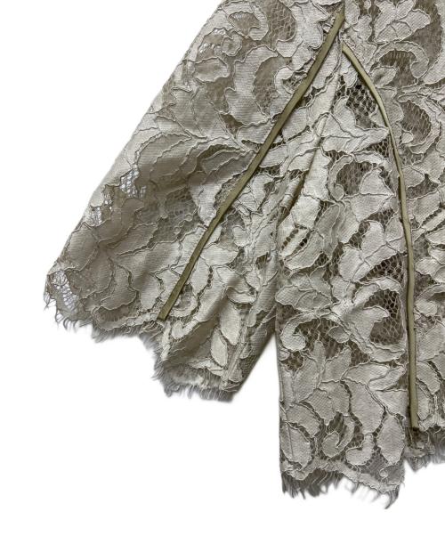 anuans（アニュアンス）anuans (アニュアンス) エデンフラワーレースブラウス ベージュ サイズ:FREEの古着・服飾アイテム