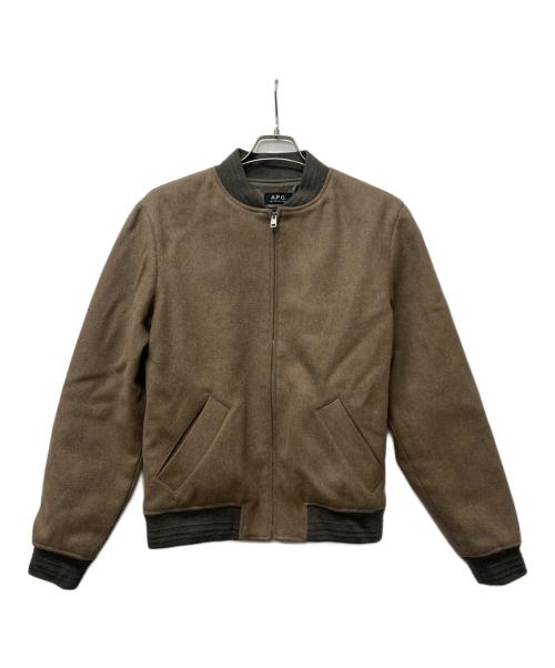 A.P.C.（アーペーセー）A.P.C. (アーペーセー) ウールジャケット ブラウン サイズ:Mの古着・服飾アイテム