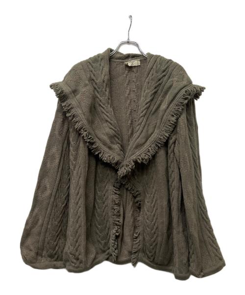 VALENTINO STUDIO（ヴァレンティノ スタジオ）VALENTINO STUDIO (ヴァレンティノ スタジオ) 厚手カーディガン グレー サイズ:４０の古着・服飾アイテム