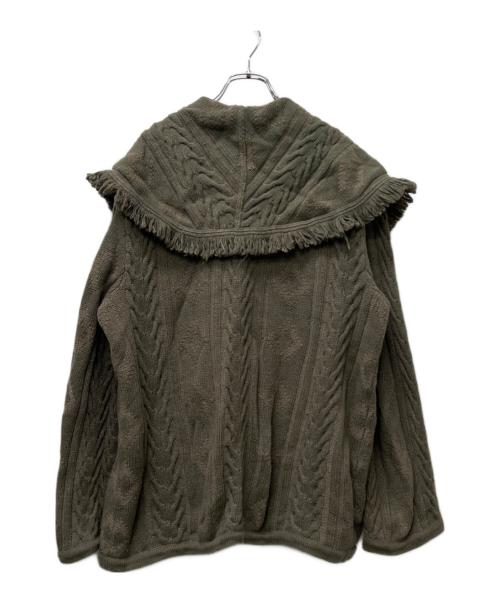 VALENTINO STUDIO（ヴァレンティノ スタジオ）VALENTINO STUDIO (ヴァレンティノ スタジオ) 厚手カーディガン グレー サイズ:４０の古着・服飾アイテム