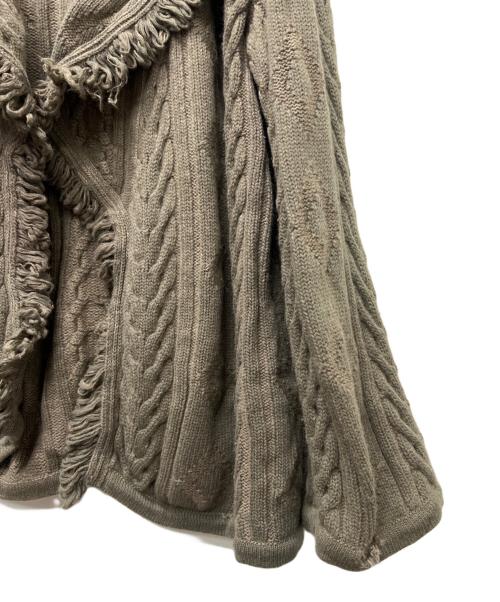 VALENTINO STUDIO（ヴァレンティノ スタジオ）VALENTINO STUDIO (ヴァレンティノ スタジオ) 厚手カーディガン グレー サイズ:４０の古着・服飾アイテム