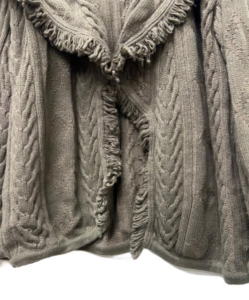 VALENTINO STUDIO（ヴァレンティノ スタジオ）VALENTINO STUDIO (ヴァレンティノ スタジオ) 厚手カーディガン グレー サイズ:４０の古着・服飾アイテム
