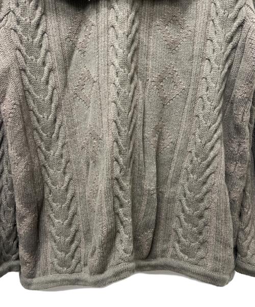 VALENTINO STUDIO（ヴァレンティノ スタジオ）VALENTINO STUDIO (ヴァレンティノ スタジオ) 厚手カーディガン グレー サイズ:４０の古着・服飾アイテム