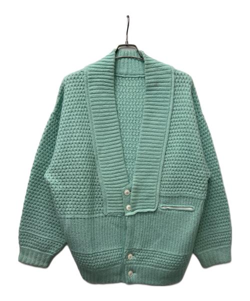 O'DEM（オデム）O'DEM (オデム) 厚手カーディガン スカイブルー サイズ:Ｌの古着・服飾アイテム