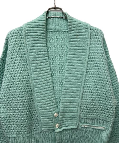 O'DEM（オデム）O'DEM (オデム) 厚手カーディガン スカイブルー サイズ:Ｌの古着・服飾アイテム
