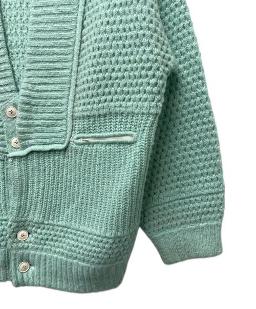 O'DEM（オデム）O'DEM (オデム) 厚手カーディガン スカイブルー サイズ:Ｌの古着・服飾アイテム