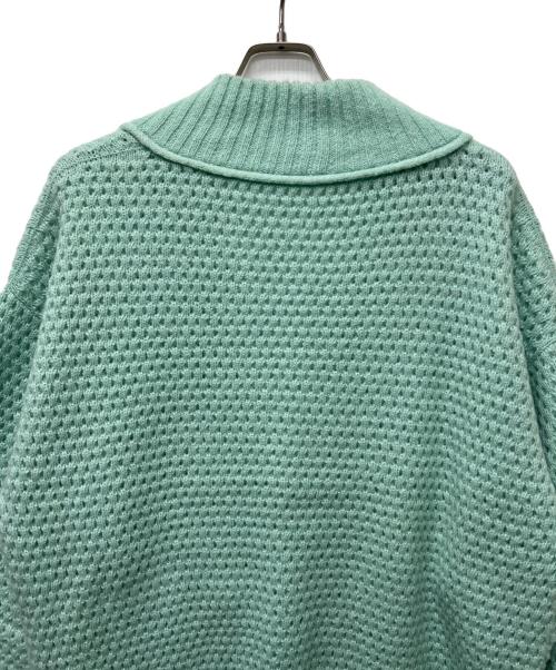 O'DEM（オデム）O'DEM (オデム) 厚手カーディガン スカイブルー サイズ:Ｌの古着・服飾アイテム