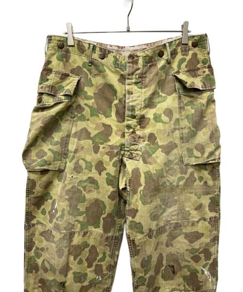 ミリタリーパンツ（ミリタリーパンツ）ミリタリーパンツ (ミリタリーパンツ) ダックハンターカモ オリーブ サイズ:不明の古着・服飾アイテム