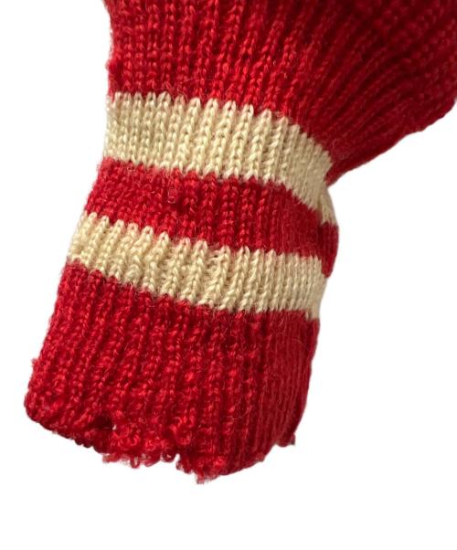 POWERS ATHLETIC WEAR（パワーズアスレチックウェア）POWERS ATHLETIC WEAR (パワーズアスレチックウェア) ハーフジップジャケット レッド サイズ:４４の古着・服飾アイテム