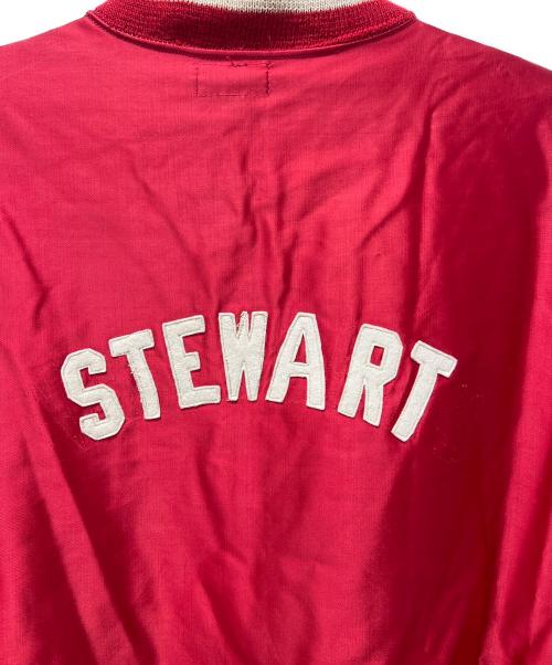 POWERS ATHLETIC WEAR（パワーズアスレチックウェア）POWERS ATHLETIC WEAR (パワーズアスレチックウェア) ハーフジップジャケット レッド サイズ:４４の古着・服飾アイテム