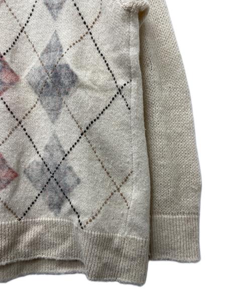 Nomàt（ノマット）Nomàt (ノマット) Argyle Reversible sweater アイボリー サイズ:不明の古着・服飾アイテム