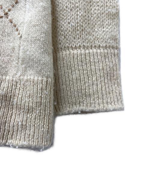 Nomàt（ノマット）Nomàt (ノマット) Argyle Reversible sweater アイボリー サイズ:不明の古着・服飾アイテム