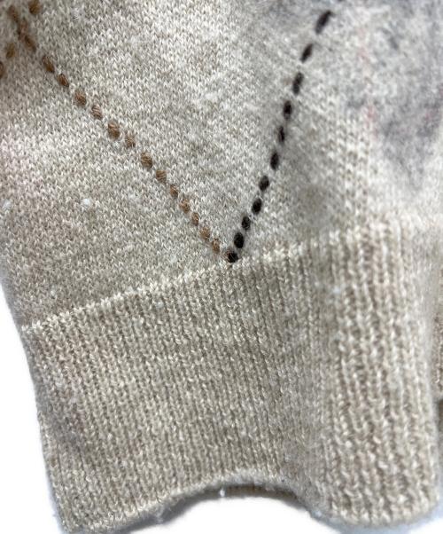 Nomàt（ノマット）Nomàt (ノマット) Argyle Reversible sweater アイボリー サイズ:不明の古着・服飾アイテム