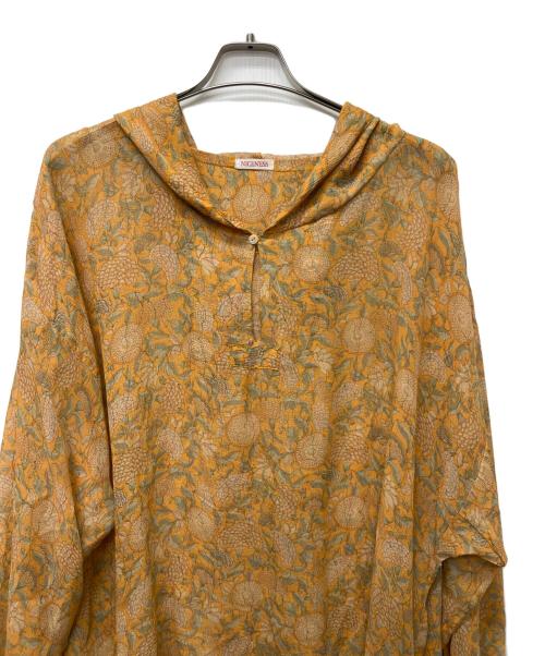 NICENESS（ナイスネス）NICENESS (ナイスネス) 長袖シャツ オレンジ サイズ:Ｌの古着・服飾アイテム