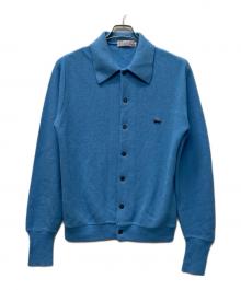 IZOD LACOSTE（アイゾッド ラコステ）の古着「襟付きカーディガン」｜スカイブルー