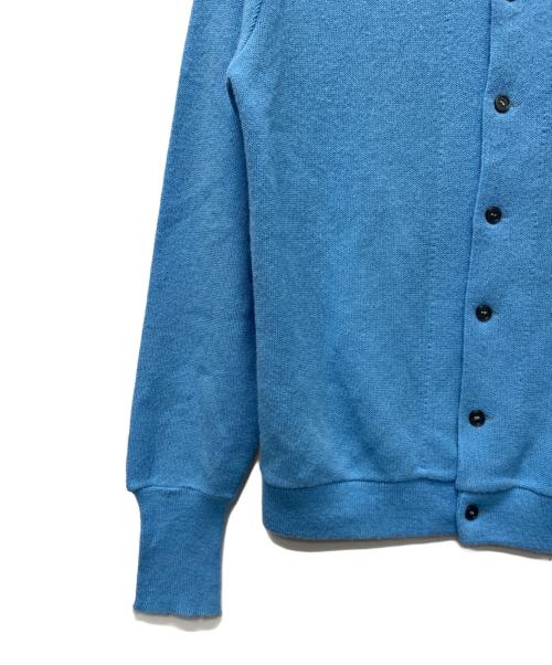 IZOD LACOSTE（アイゾッド ラコステ）IZOD LACOSTE (アイゾッド ラコステ) 襟付きカーディガン スカイブルー サイズ:Mの古着・服飾アイテム