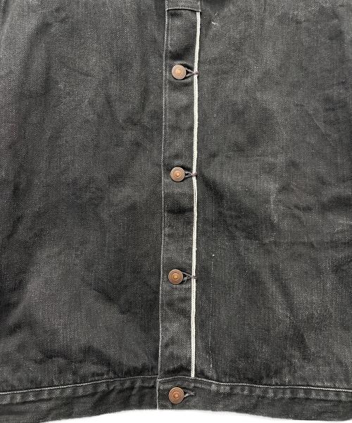 RE-PURPOSE（リパーパス）RE-PURPOSE (リパーパス) デニムジャンパー ブラック サイズ:Mの古着・服飾アイテム