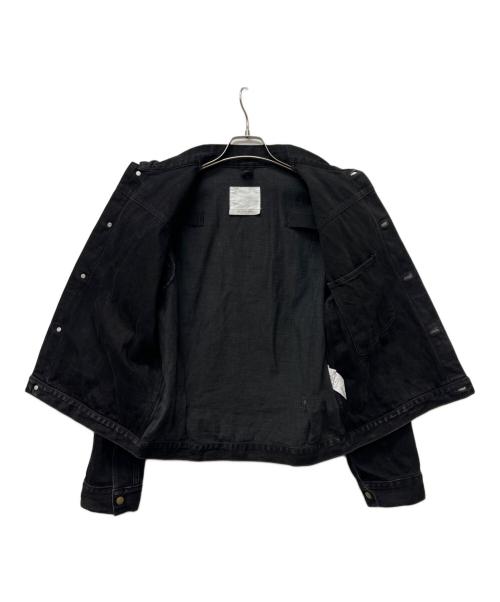 RE-PURPOSE（リパーパス）RE-PURPOSE (リパーパス) デニムジャンパー ブラック サイズ:Mの古着・服飾アイテム