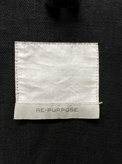 RE-PURPOSE（リパーパス）RE-PURPOSE (リパーパス) デニムジャンパー ブラック サイズ:Mの古着・服飾アイテム