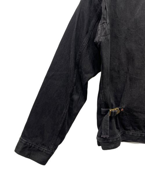 RE-PURPOSE（リパーパス）RE-PURPOSE (リパーパス) デニムジャンパー ブラック サイズ:Mの古着・服飾アイテム