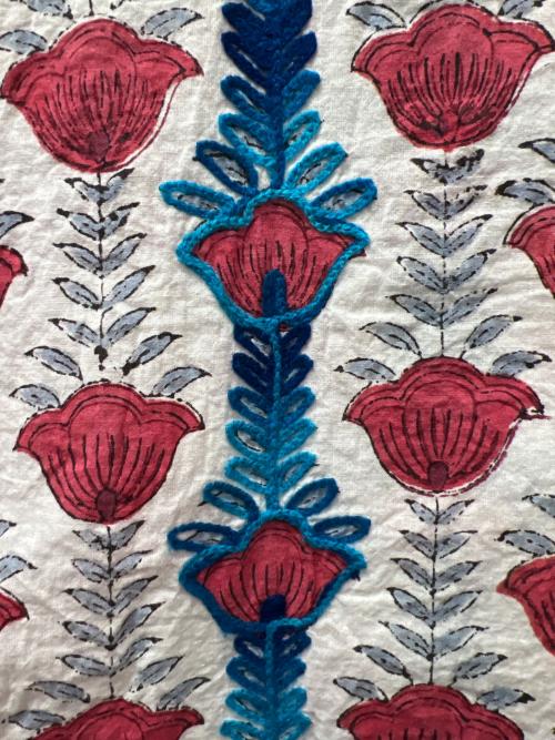 PERIOD FEATURES（ピリオドフューチャーズ）PERIOD FEATURES (ピリオドフューチャーズ) 長袖シャツ ホワイト×レッド サイズ:３の古着・服飾アイテム