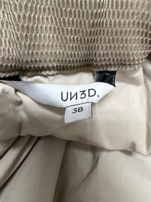 UN3D.（アンスリード）UN3D. (アンスリード) メッシュロングスカート ベージュ サイズ:３８の古着・服飾アイテム