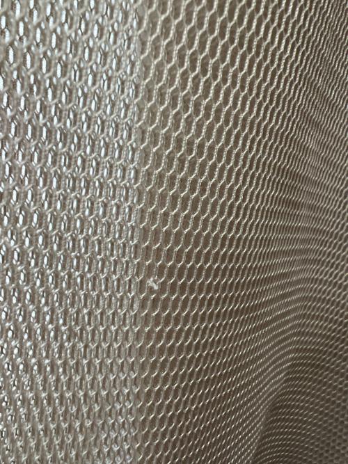 UN3D.（アンスリード）UN3D. (アンスリード) メッシュロングスカート ベージュ サイズ:３８の古着・服飾アイテム