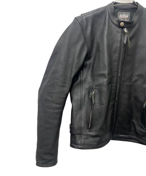 KADOYA（カドヤ）KADOYA (カドヤ) ライダースジャケット ブラック サイズ:Ｌの古着・服飾アイテム