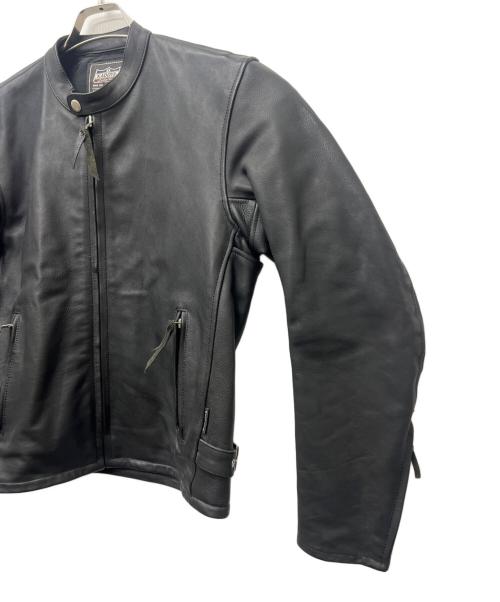 KADOYA（カドヤ）KADOYA (カドヤ) ライダースジャケット ブラック サイズ:Ｌの古着・服飾アイテム