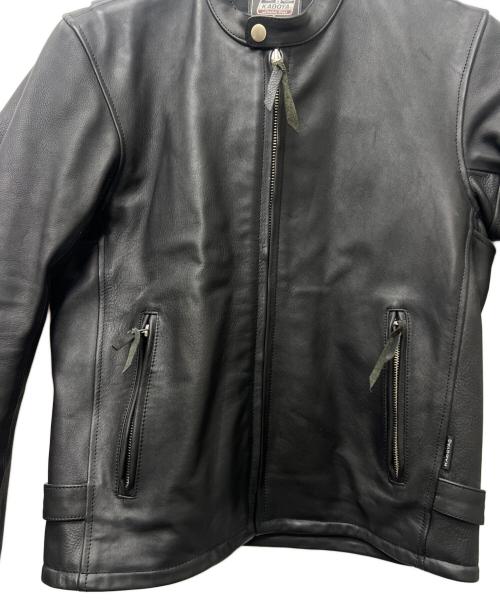 KADOYA（カドヤ）KADOYA (カドヤ) ライダースジャケット ブラック サイズ:Ｌの古着・服飾アイテム