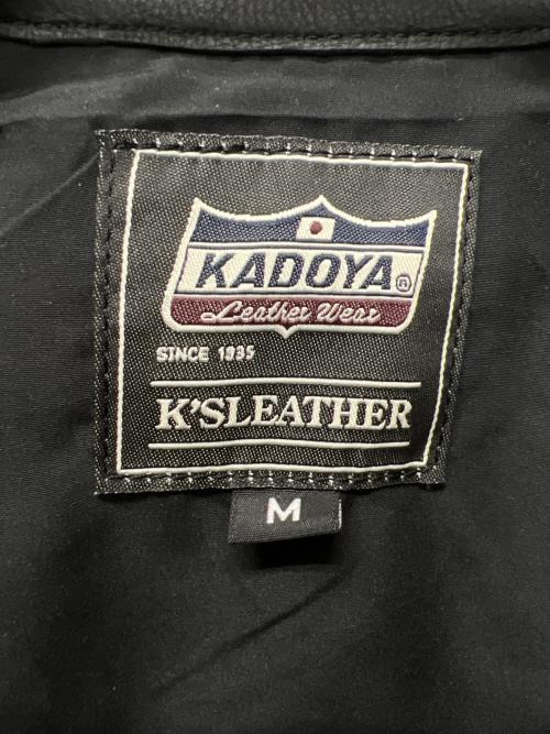 KADOYA（カドヤ）KADOYA (カドヤ) ライダースジャケット ブラック サイズ:Ｌの古着・服飾アイテム