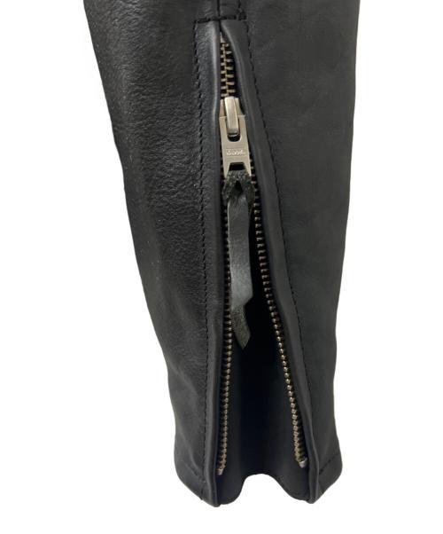 KADOYA（カドヤ）KADOYA (カドヤ) ライダースジャケット ブラック サイズ:Ｌの古着・服飾アイテム