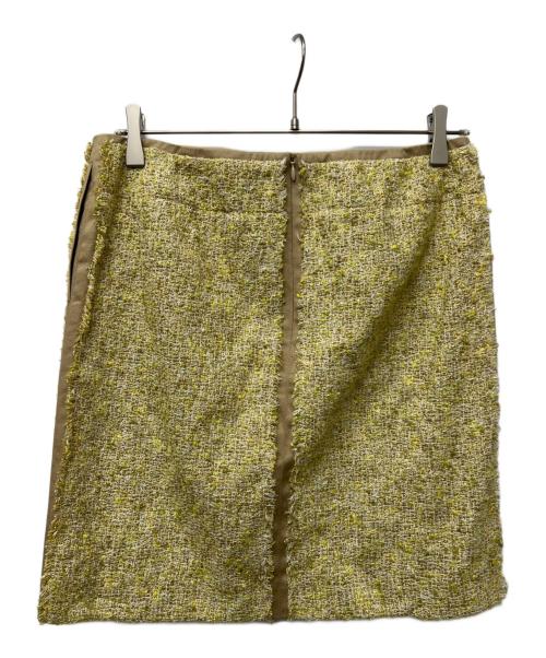 DRAWER（ドゥロワー）DRAWER (ドゥロワー) ツイードセットアップ イエロー サイズ:３８の古着・服飾アイテム