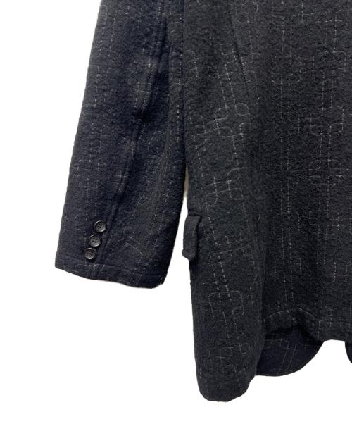 COMME des GARCONS HOMME PLUS（コムデギャルソンオムプリュス）COMME des GARCONS HOMME PLUS (コムデギャルソンオムプリュス) ウールジャケット ブラック サイズ:Ｓの古着・服飾アイテム