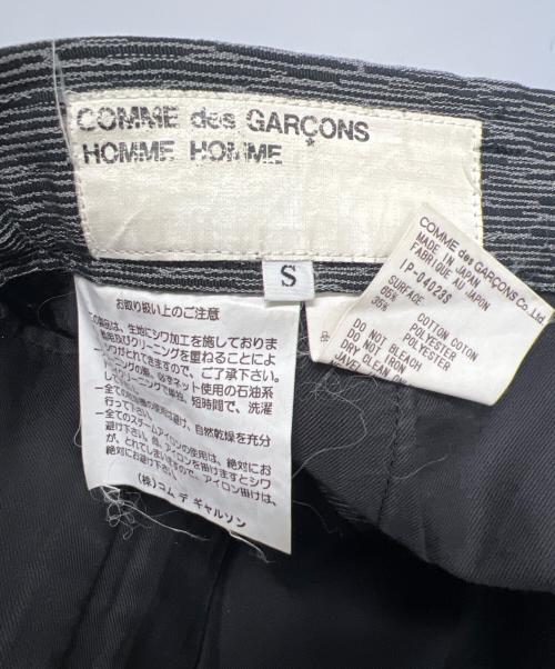 COMME des GARCONS HOMME HOMME（コムデギャルソンオムオム）COMME des GARCONS HOMME HOMME (コムデギャルソンオムオム) パンツ グレー サイズ:Ｓの古着・服飾アイテム