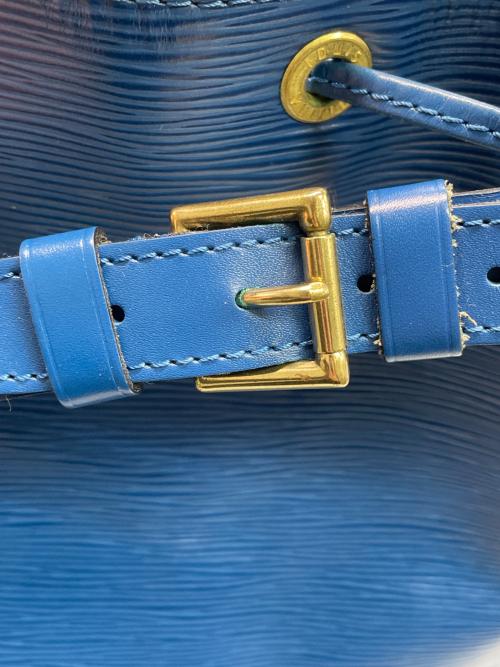 LOUIS VUITTON（ルイ ヴィトン）LOUIS VUITTON (ルイ ヴィトン) バケツ型ショルダーバッグ ブルーの古着・服飾アイテム