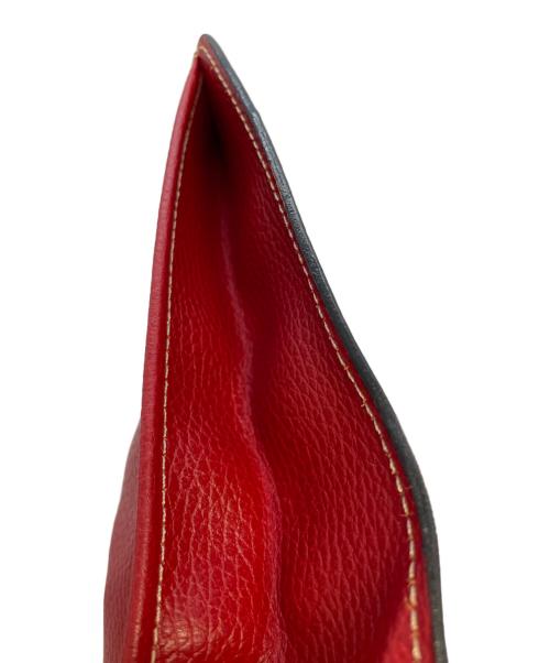 E MARINELLA（イー マリネッラ）E MARINELLA (イー マリネッラ) クラッチバッグ レッドの古着・服飾アイテム