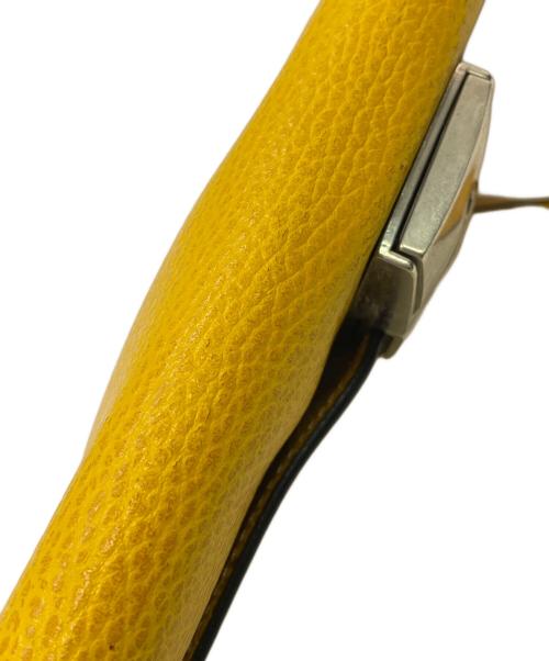 E MARINELLA（イー マリネッラ）E MARINELLA (イー マリネッラ) クラッチバッグ イエローの古着・服飾アイテム