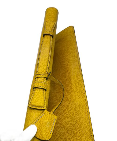 E MARINELLA（イー マリネッラ）E MARINELLA (イー マリネッラ) クラッチバッグ イエローの古着・服飾アイテム