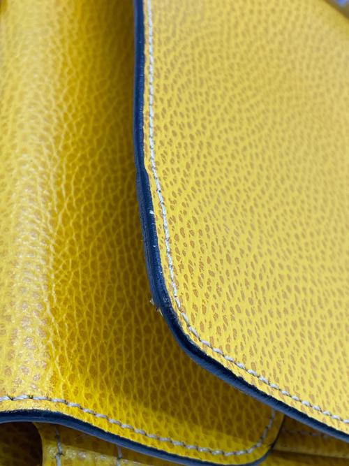 E MARINELLA（イー マリネッラ）E MARINELLA (イー マリネッラ) クラッチバッグ イエローの古着・服飾アイテム