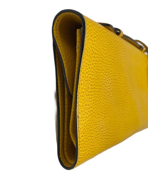 E MARINELLA（イー マリネッラ）E MARINELLA (イー マリネッラ) クラッチバッグ イエローの古着・服飾アイテム