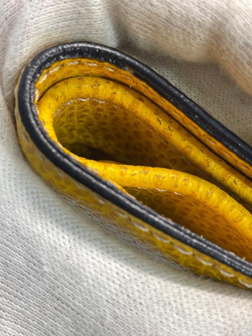 E MARINELLA（イー マリネッラ）E MARINELLA (イー マリネッラ) クラッチバッグ イエローの古着・服飾アイテム