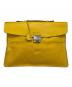 E MARINELLA（イー マリネッラ）の古着「クラッチバッグ」｜イエロー