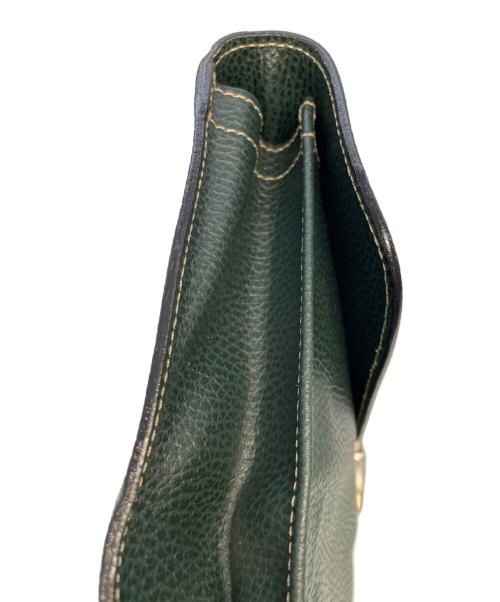 E MARINELLA（イー マリネッラ）E MARINELLA (イー マリネッラ) クラッチバッグ グリーンの古着・服飾アイテム